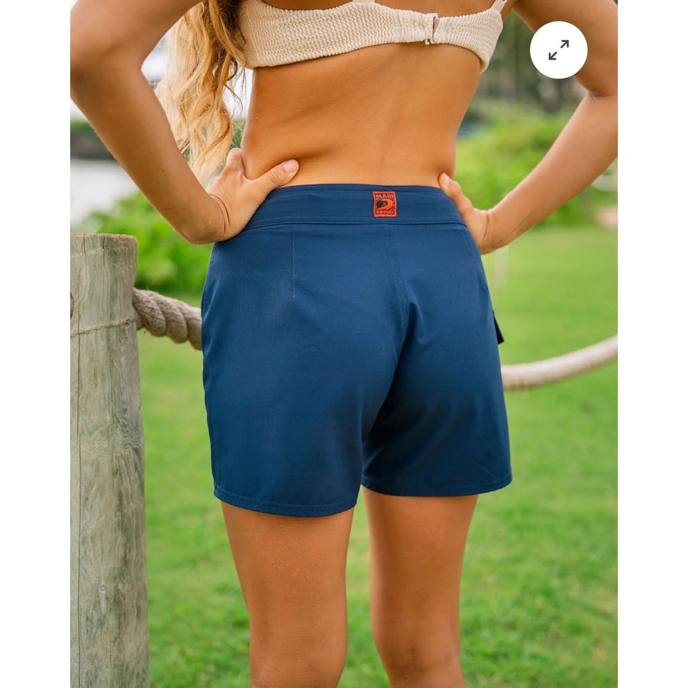 Maui Rippers NAVY 5" CLASSIC BOARDSHORT Surfing Short Beachcore Athleisure - Picture 3 of 11